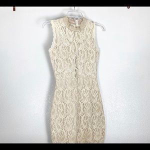 Beish laced size small dress